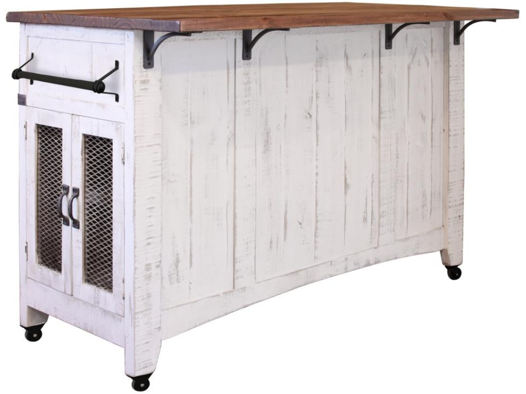 1 Drawer 1 Mesh Door Kitchen Island - image 4
