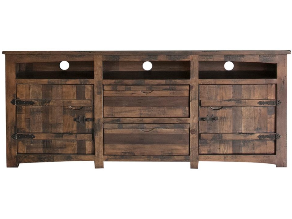2 Doors 2 Drawer 3 Shelves 80" TV Stand - main image