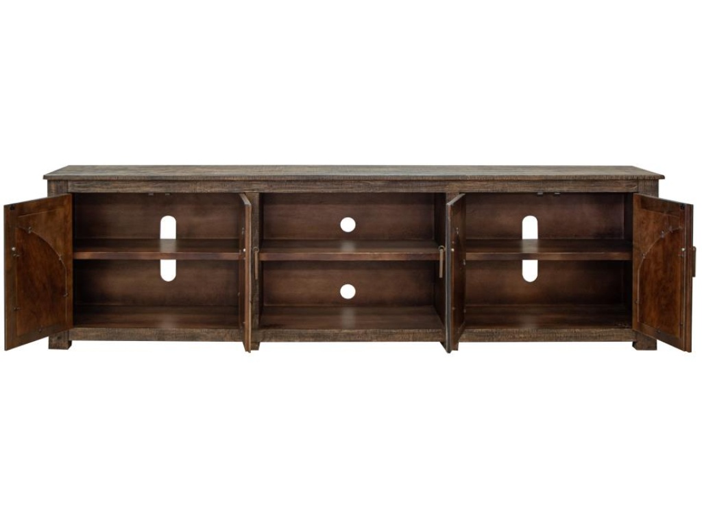 4 Copper-Paneled TV Stand - image 3