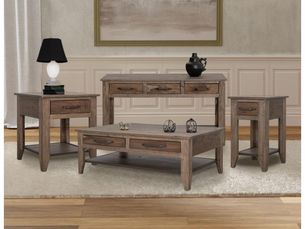 3 Drawer, 1 Shelf Sofa Table - image 2