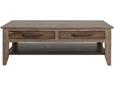 4 Drawer, 1 Shelf, Cocktail Table - Alternative View