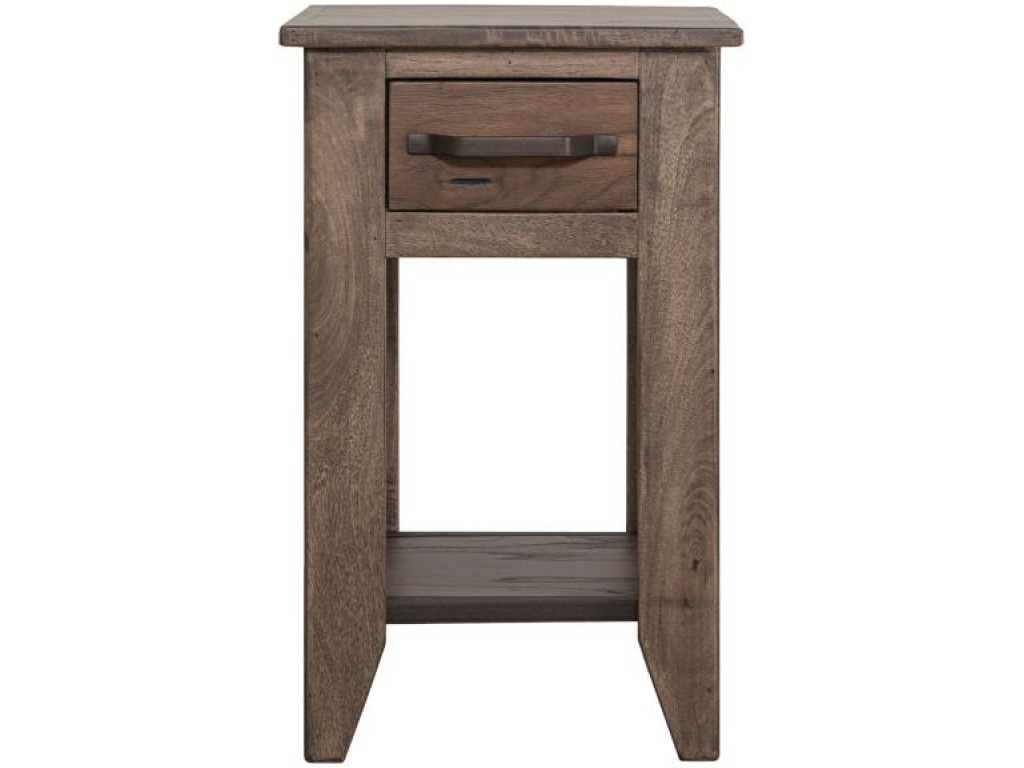 1 Drawer, 1 Shelf, Chairside Table - image 1