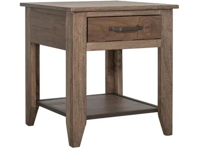1 Drawer, 1 Shelf, End Table
