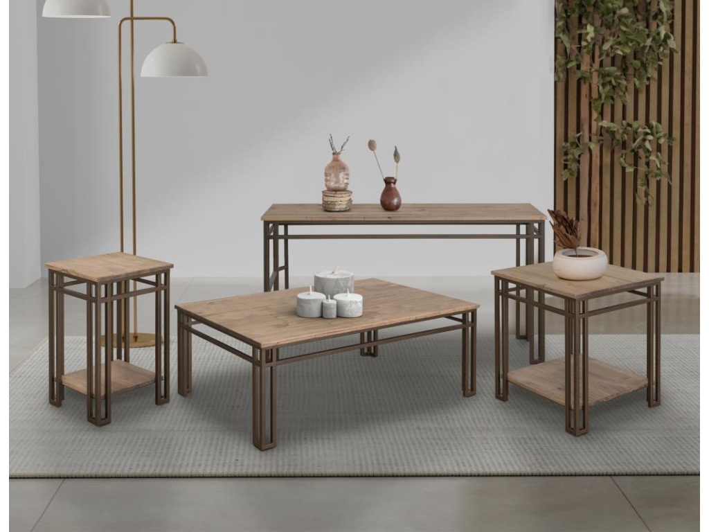 Iron base, End Table - image 2