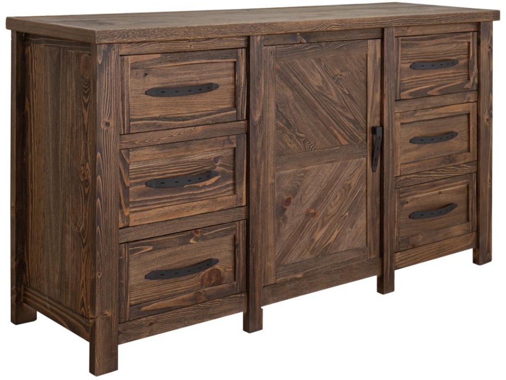 6 Drawer & 1 Door, Dresser - main image