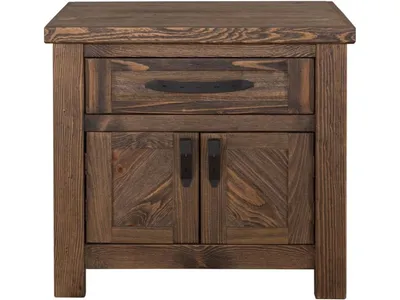 1 Drawer & 2 Door, Nightstand - Alternative View