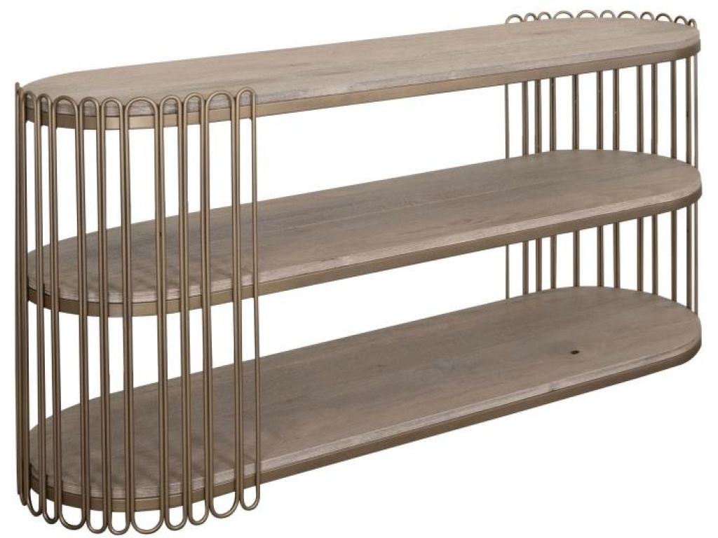 2 Shelves, Oval Sofa Table - main image