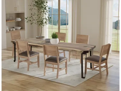 Upholstered Seat Wooden Chair