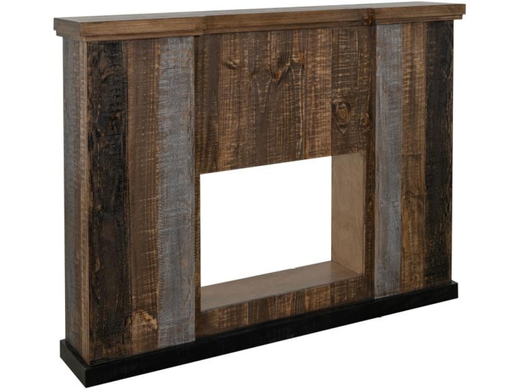 Loft Brown Fireplace Console - image 1