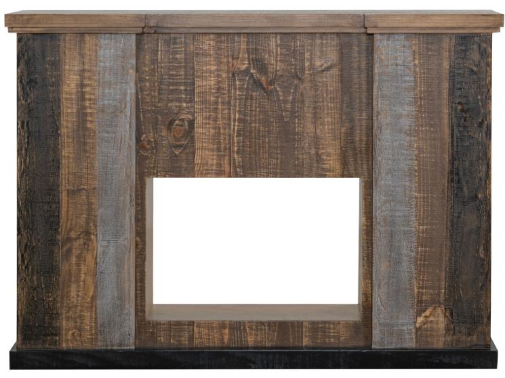 Loft Brown Fireplace Console - main image