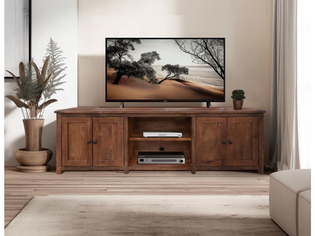 4 Door TV Stand 88" - image 3