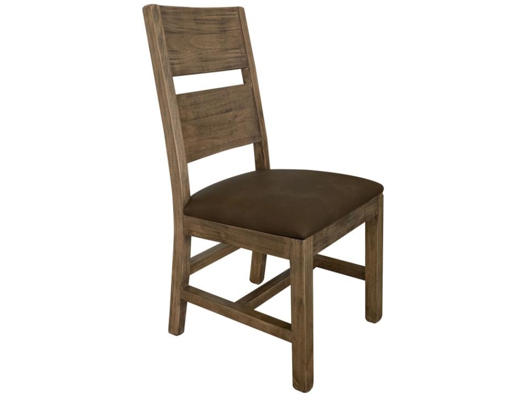 Upholstered Seat Wooden Chair** - main image