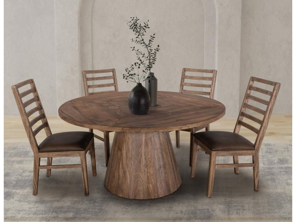 Upholstered Seat Wooden Chair** - image 3