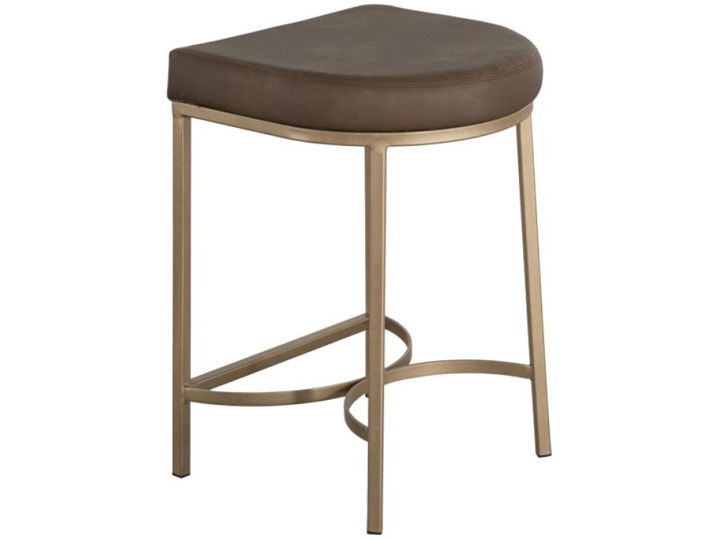 Wooden Frame & Metal Base, 24" Stool - main image
