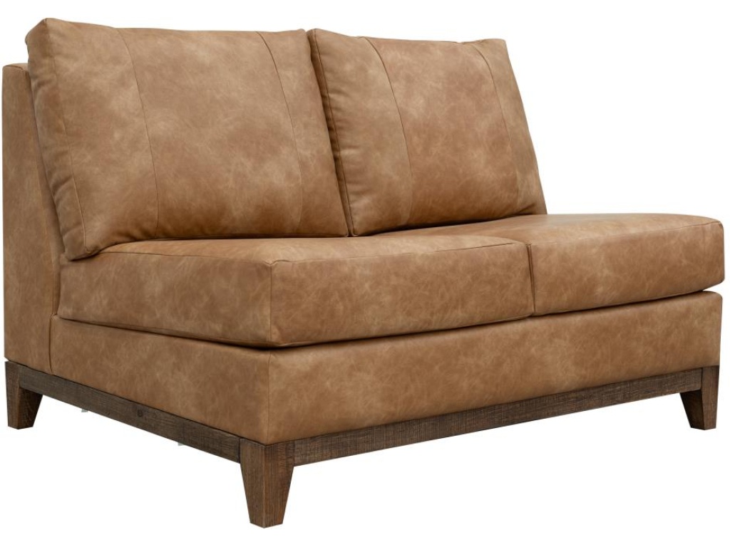 Wooden Frame & Base, Armless Loveseat - main image