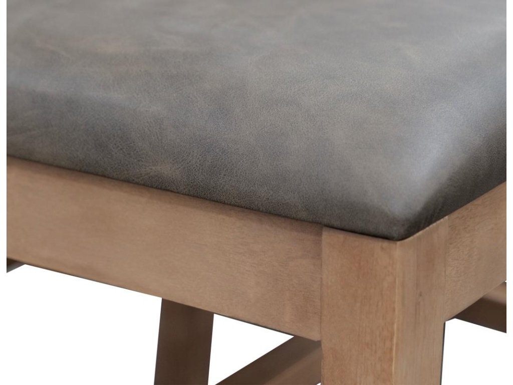 Upholstered Seat Wooden Chair - image 2