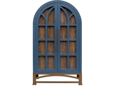 2 Glass Door Cabinet