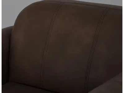 Wooden Frame & Base, Two-Cushion Sofa - Alternative View