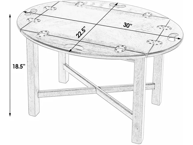 Carlisle Butler Table - Alternative View