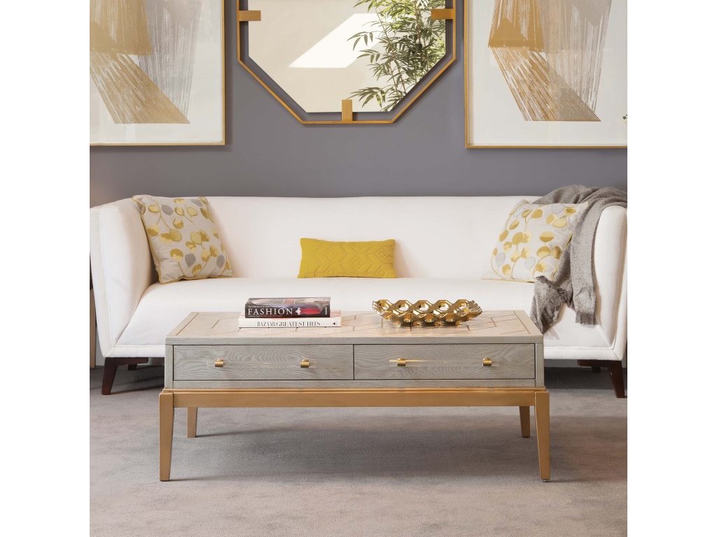 Perrine Wood Rectangular Cocktail Table - image 5