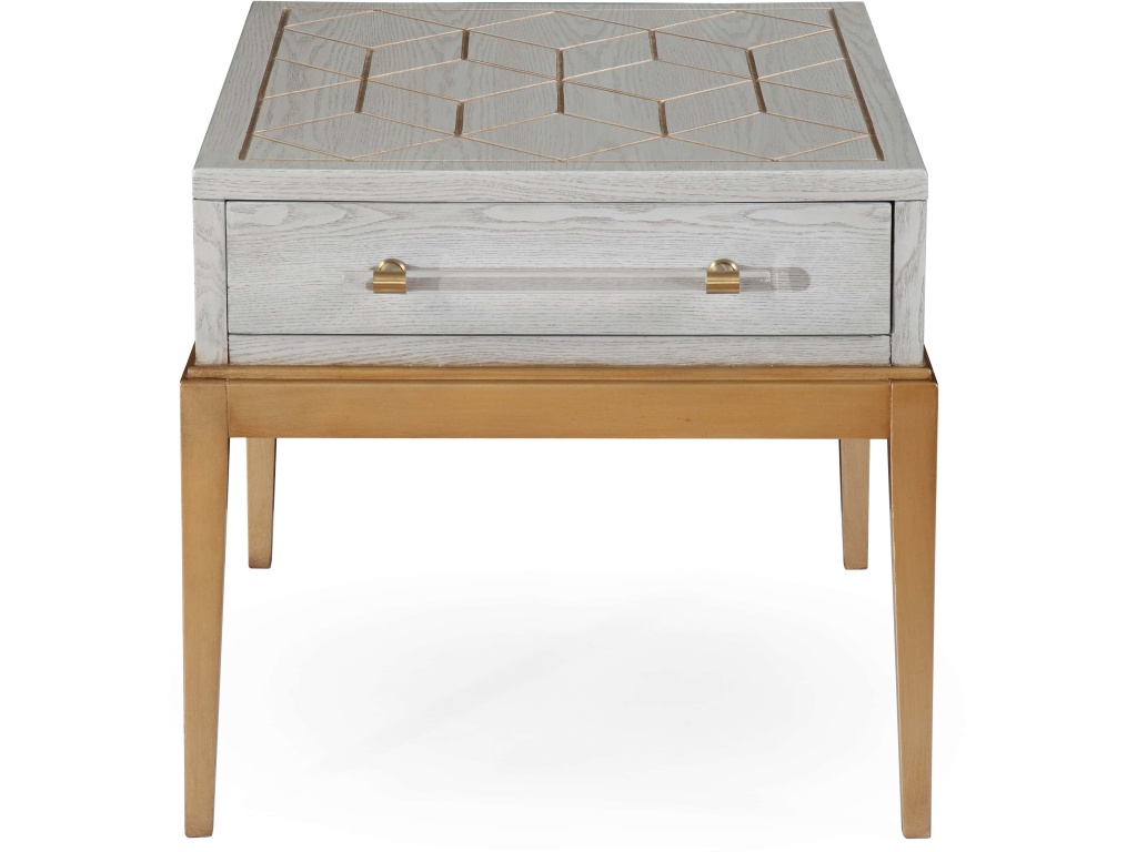 Perrine Wood Rectangular End Table - image 1
