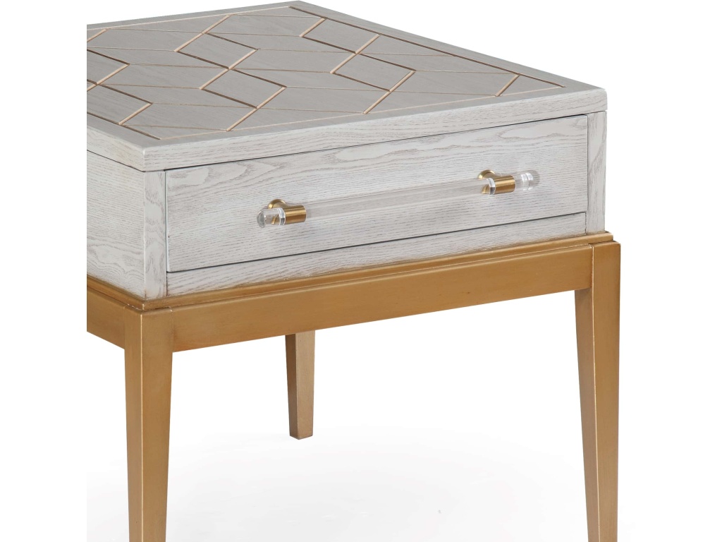 Perrine Wood Rectangular End Table - image 2
