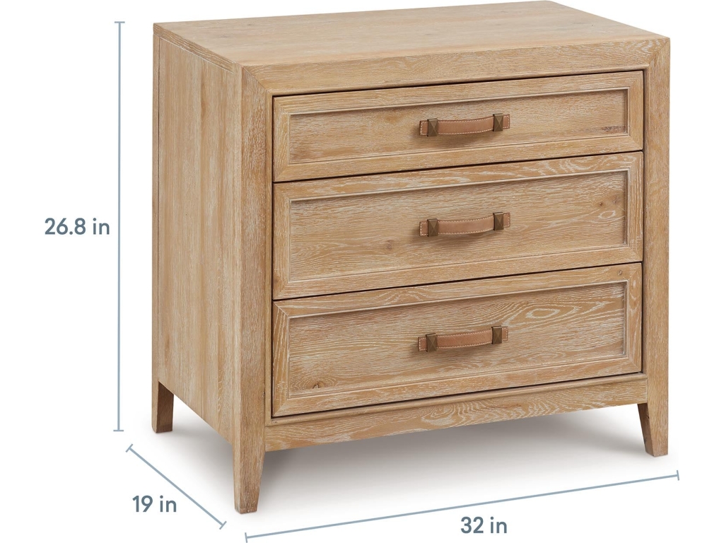 Courtland 3 Drawer Nightstand - image 2