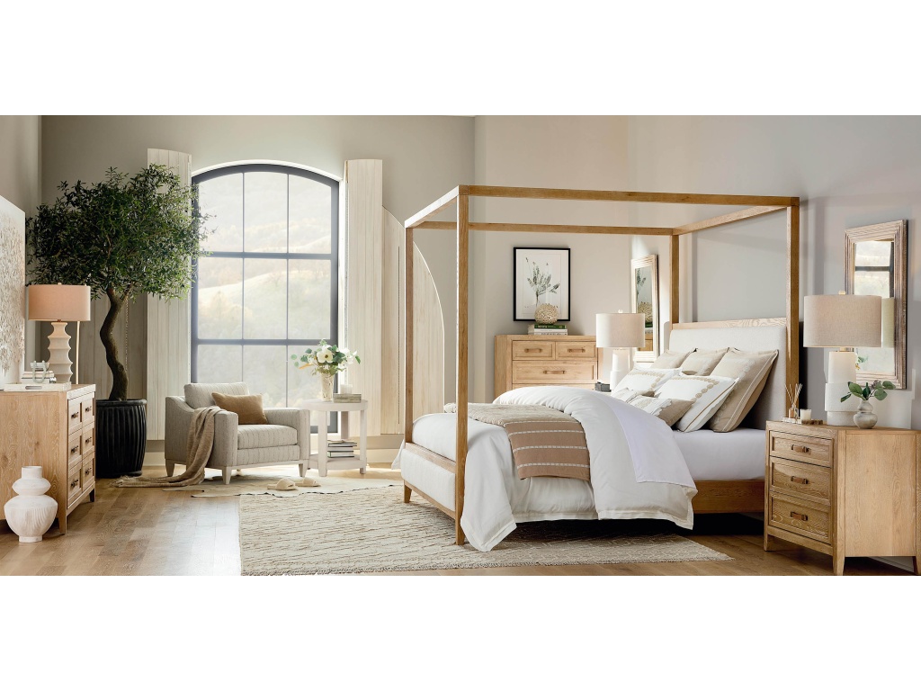 Courtland Upholstered Bed with Canopy - image 2