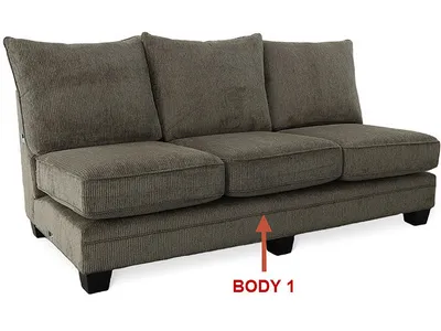 Armless Sofa