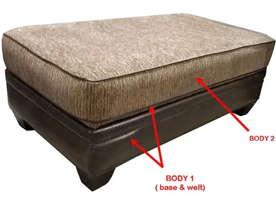 Rect Cocktail Ottoman