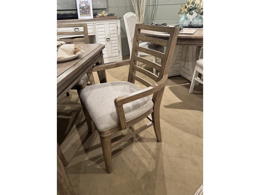Ladder Back Arm Chair - image 2