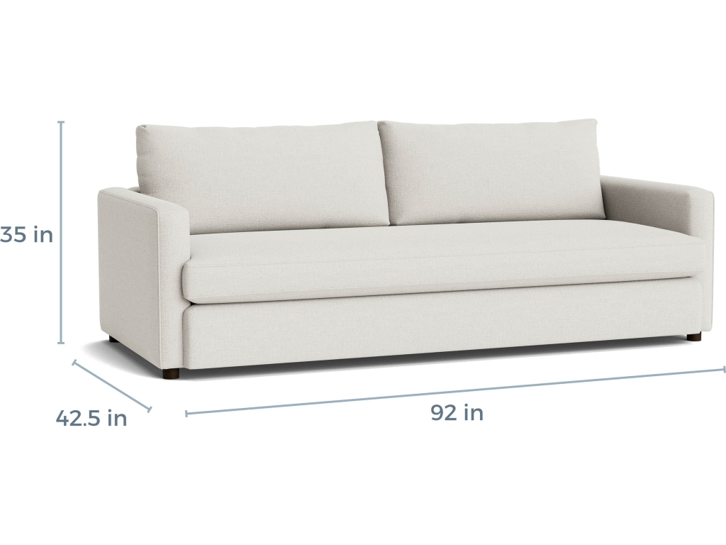 Allure Track Arm Bench Sofa - image 2