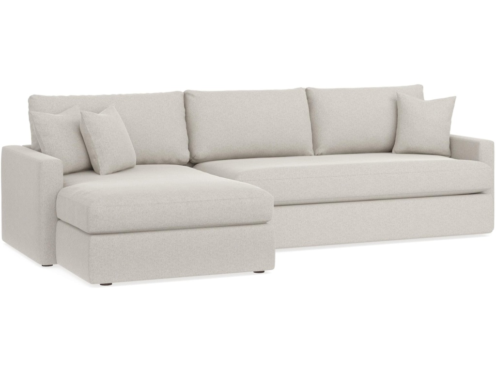 Allure Track Arm Bench Seat Chaise Sectional - main image