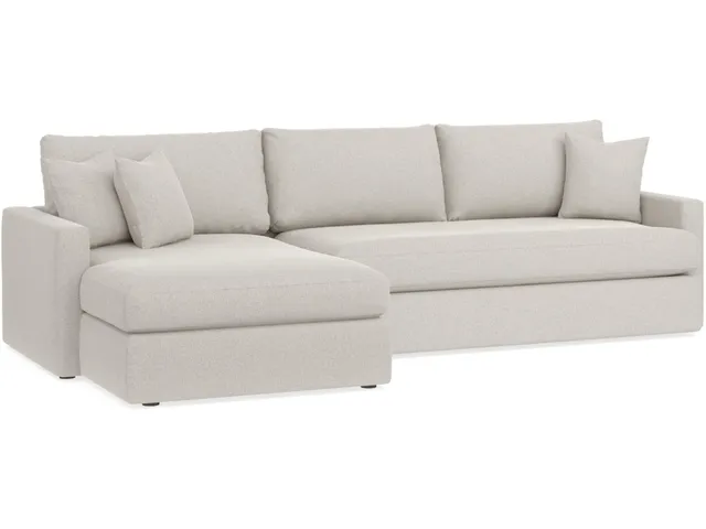 Allure Track Arm Bench Seat Chaise Sectional