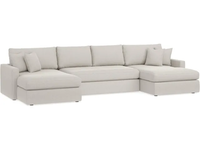 Allure Track Arm Bench Seat U-Shaped Sectional