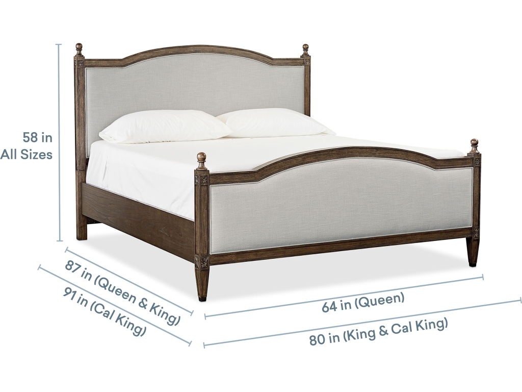 Charlotte Upholstered Bed with Footboard - image 3