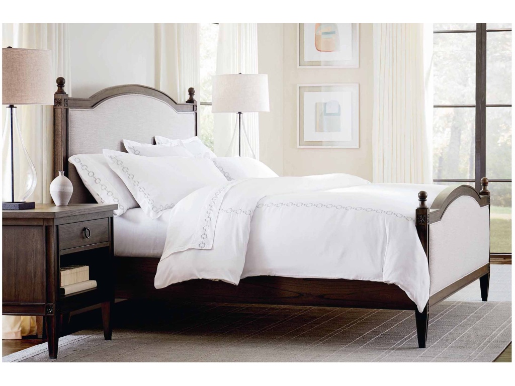 Charlotte Upholstered Bed with Footboard - image 1