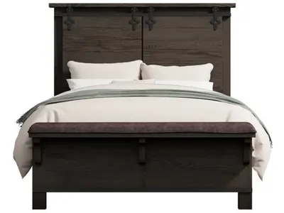 Queen Upholstered Bench Footboard