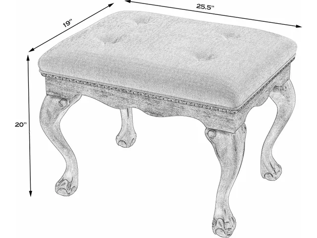 Ashford Vanity Stool