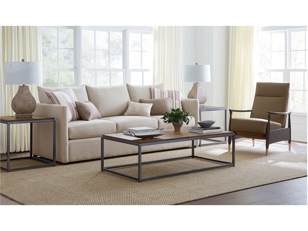 Maris Leather Manual Recliner with Wood Frame - image 3