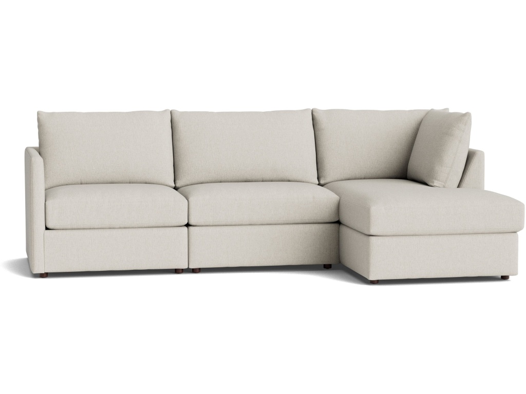 Beckham Thin Track Arm Modular Sofa with Ottoman - image 1