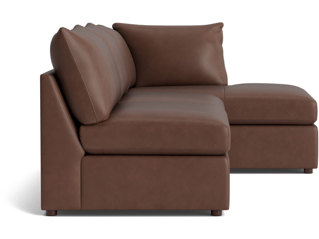 Beckham Leather Modular Chaise Sectional Sofa - image 2