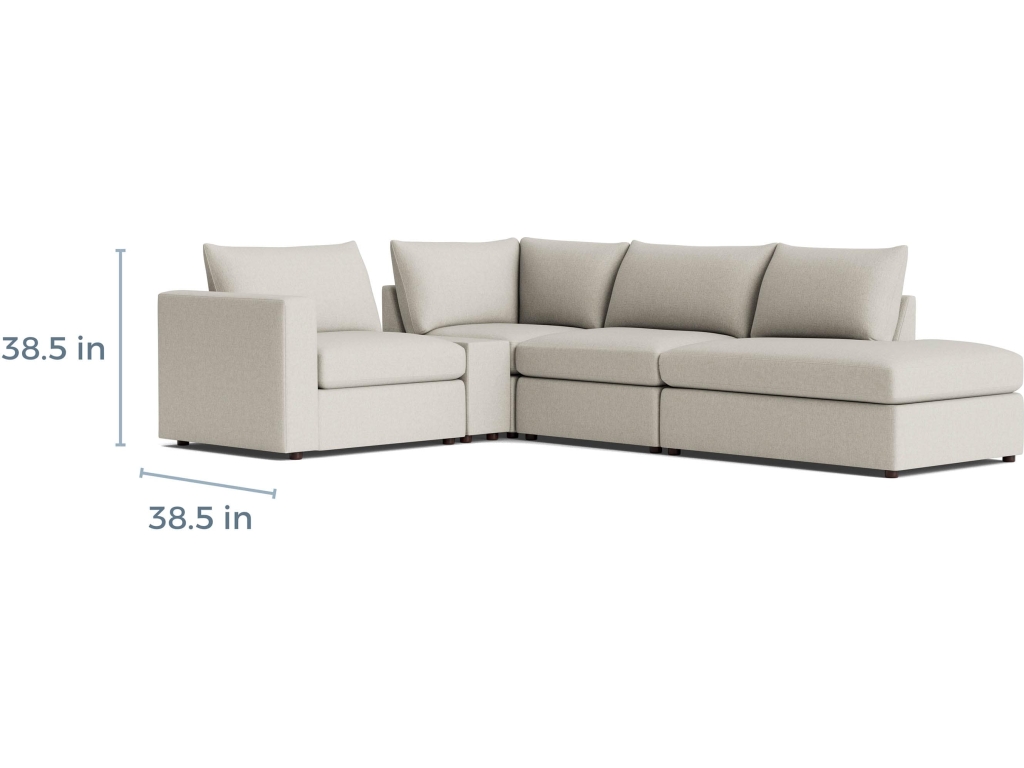 Beckham Bumper Modular Sectional with Console - image 3