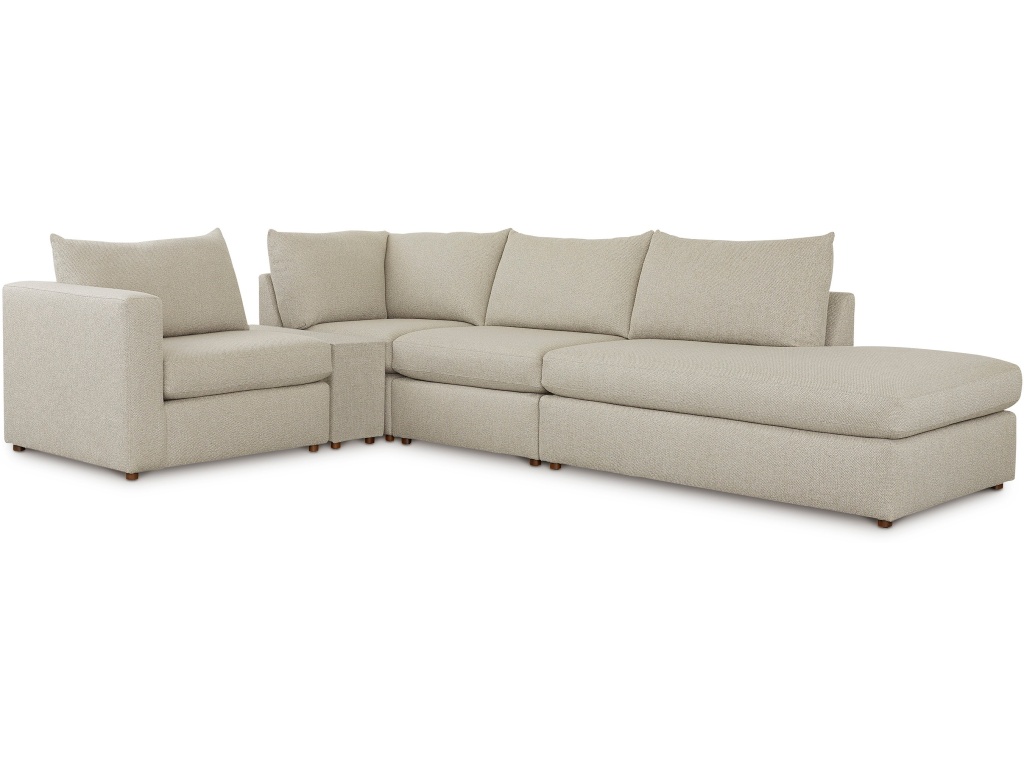 Beckham Bumper Modular Sectional with Console - main image