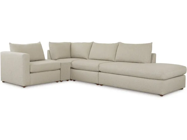Beckham Bumper Modular Sectional With Console