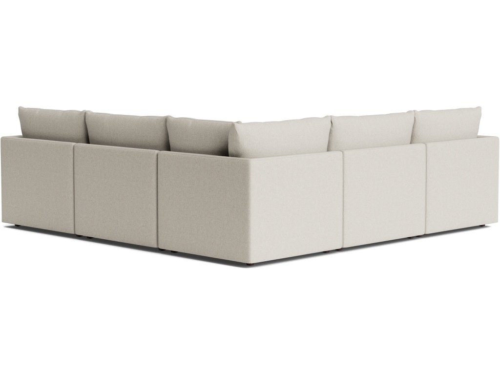 Beckham Thin Track Arm Modular L-Shaped Sectional - image 5