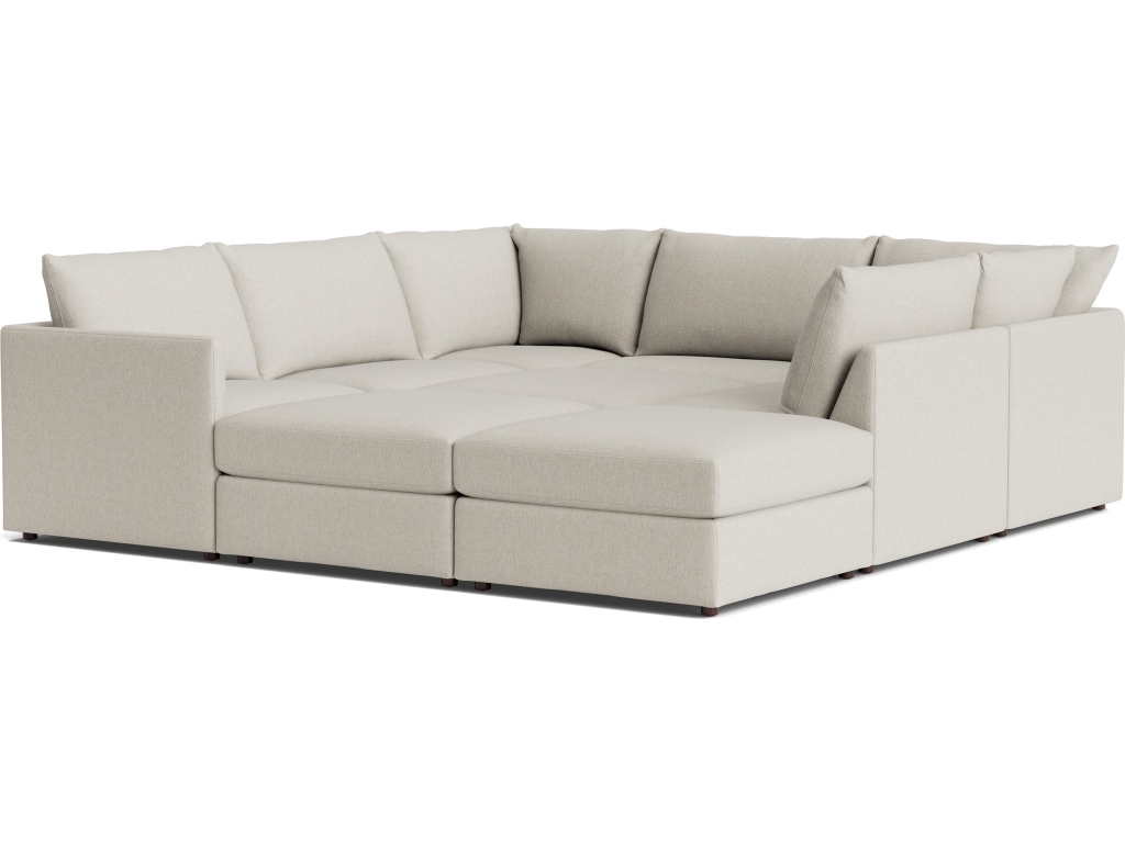 Beckham Thin Track Arm Modular Pit Sectional - main image