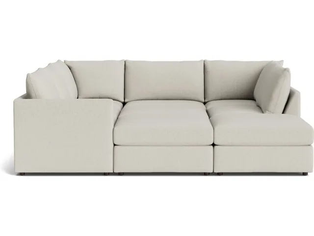 Beckham Thin Track Arm Modular Pit Sectional - Alternative View