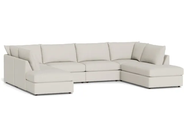 Beckham Bumper Modular U-Shaped Sectional - Alternative View
