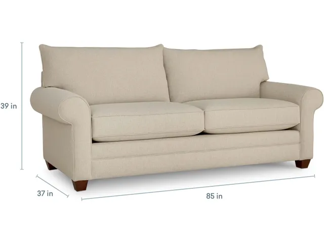 Alexander Roll Arm Sofa - Alternative View